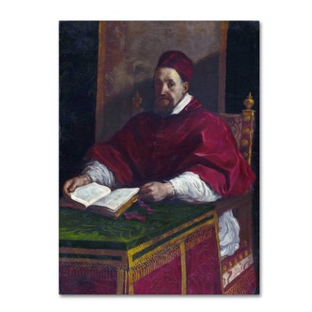 Trademark Fine Art Guercino 'Pope Gregory Xv' Canvas Art, 24x32 AA00522-C2432GG